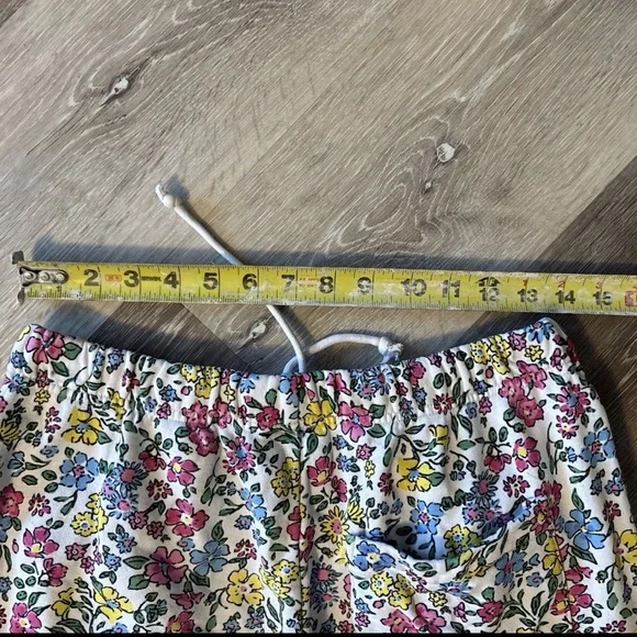 VTG Teddy Fresh Women's Floral/White Grandma Jogger Sweatpants SMALL-Patch Logo - Picture 10 of 13